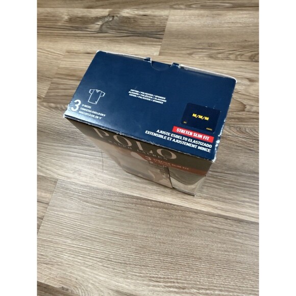 3 Pack Polo Ralph Lauren Classic Fit VNeck Shirt BLACK Size Men’s Med New In Box - Picture 2 of 5